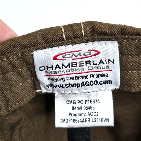 Gleaner Combine Tractors Brown Distressed Hat Cap Chamberlain - Picture 5 of 6